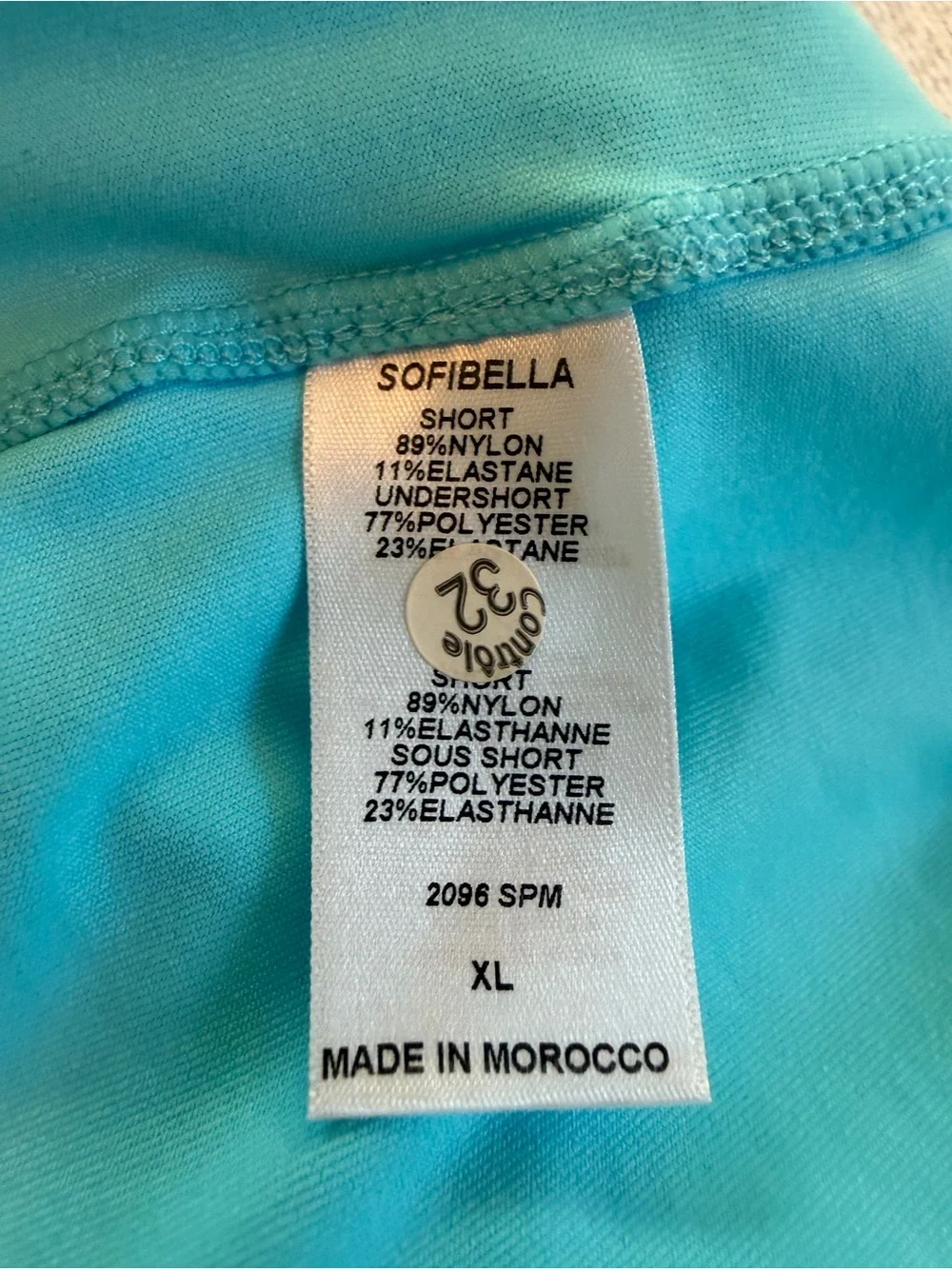 NWT Sofibella Aqua Active Pickle Ball Streetwear Skort‎ Size XL Athletic Shorts